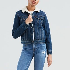 Levi’s ORIGINAL SHERPA TRUCKER JACKET Dark Blue